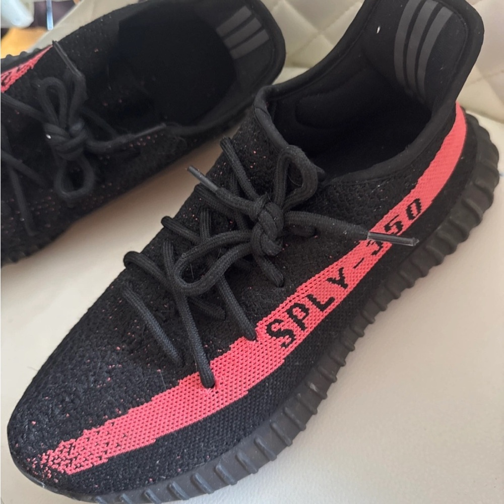 Adidas Black and Pink Sneakers with Primeknit Upper